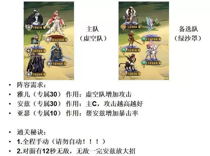 剑与远征神器试炼详细打法攻略