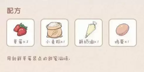 小森生活草莓蛋糕怎么解锁