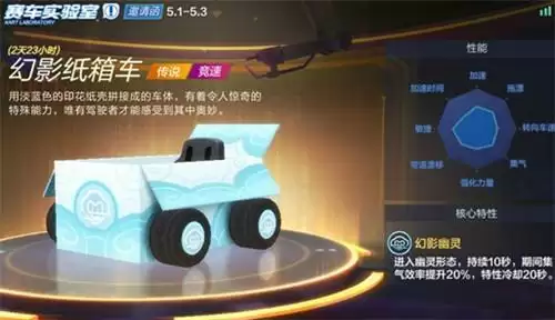 跑跑卡丁车手游幻影纸箱车如何获取