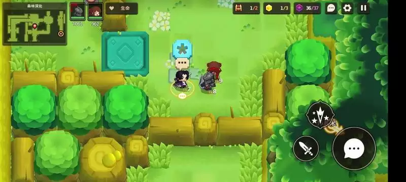 坎公骑冠剑森林深处三星通关攻略