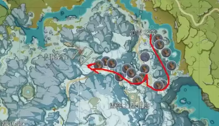 原神松木最快采集路线分享