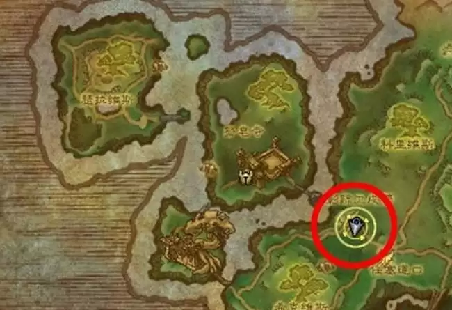 魔兽世界雷神岛传送门怎么接