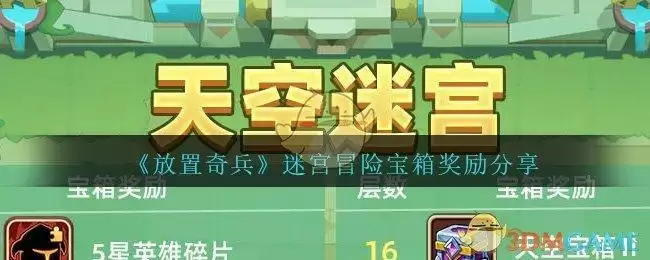 《放置奇兵》迷宫冒险宝箱奖励分享