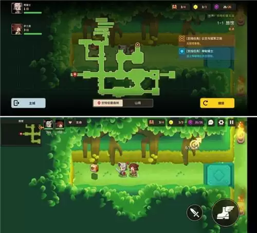 坎公骑冠剑1-1全收集图文攻略分享