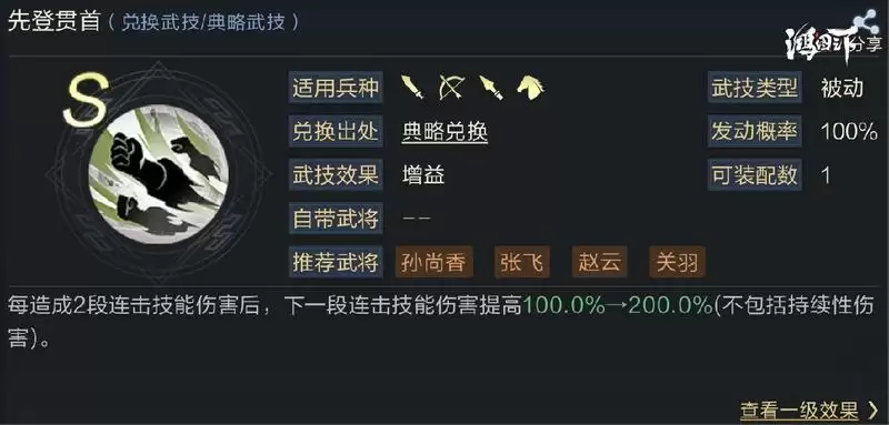 鸿图之下S4赛季典略武技效果一览
