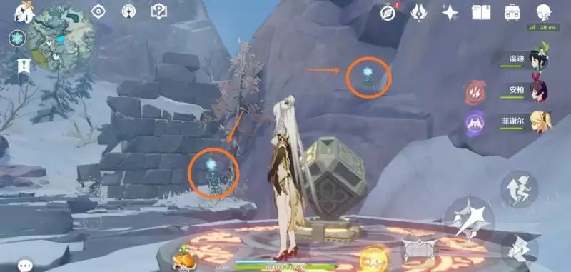 原神雪山木笼子怎么开