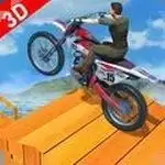 斜坡自行车特技