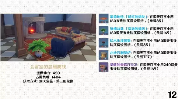 原神尘歌壶摆设套装图纸获取攻略大全