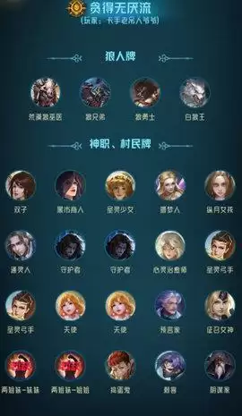 《狼人对决》圣灵殿卡组推荐