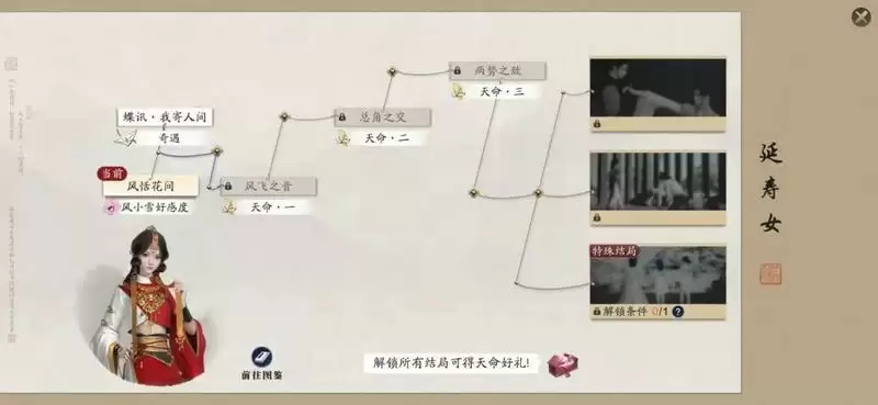 天涯明月刀手游延寿女天命特殊结局达成攻略