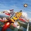喷气式歼击机天空大战