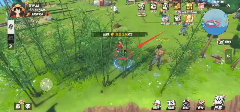 航海王热血航线长环岛彩蛋位置一览