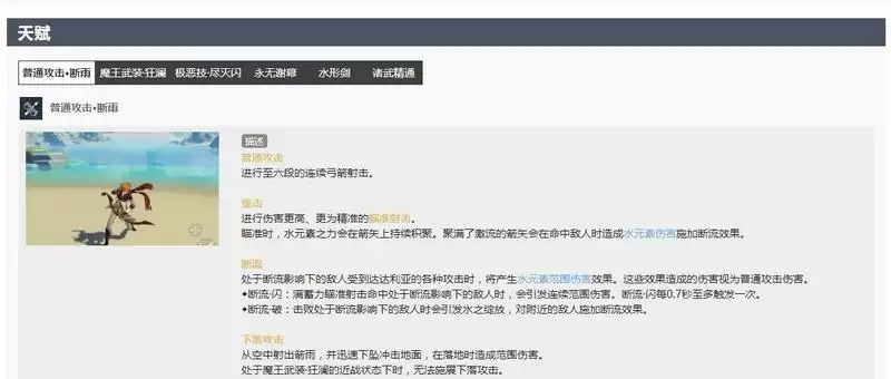 达达利亚技能介绍