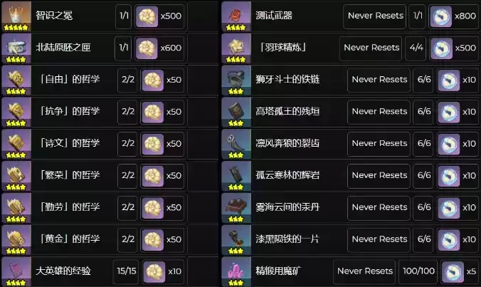 原神1.6羽球节活动奖励一览