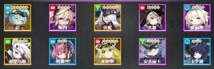 《机动战姬:聚变》最新节奏榜强度一览