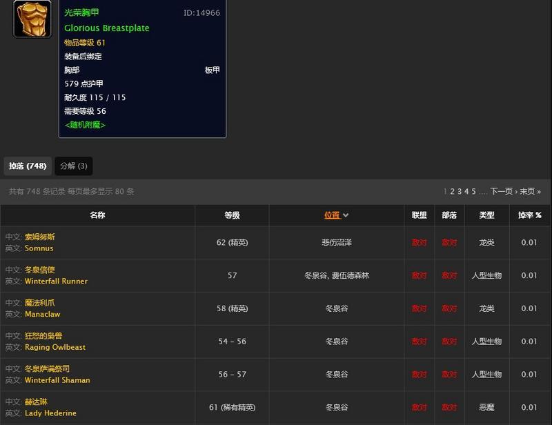 光荣套装列表及出处