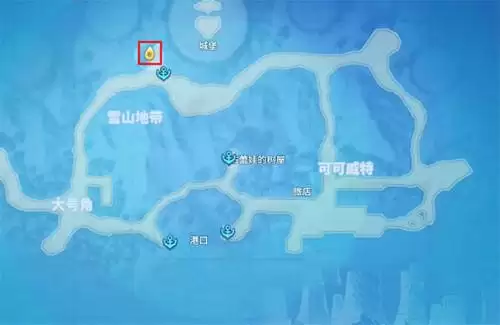 航海王热血航线城堡周边的树下在什么位置