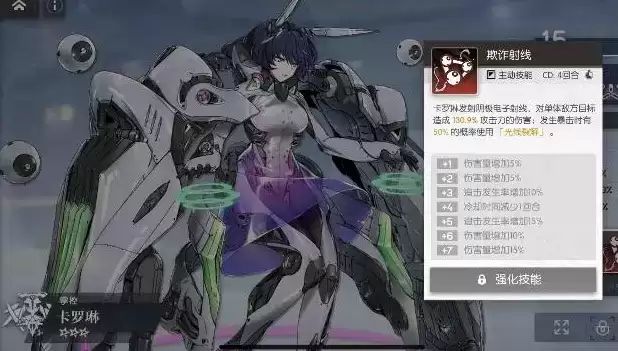 机动战姬聚变卡罗琳强度分析测评