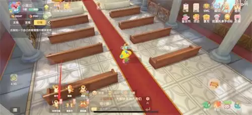 摩尔庄园手游怎么摆向导桌