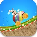 复活节小兔子赛跑