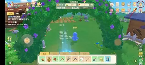 摩尔庄园手游在哪里可以吹泡泡