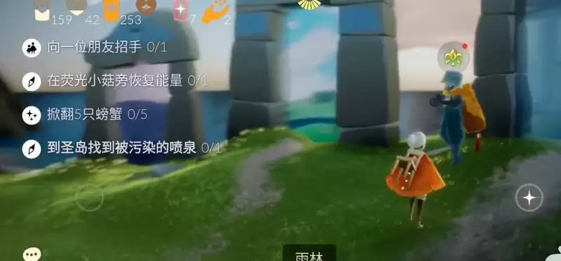 光遇圣岛被污染的喷泉在哪里?到圣岛找到被污染的喷泉具体位置一览图片1