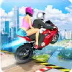 坡道摩托车跳跃