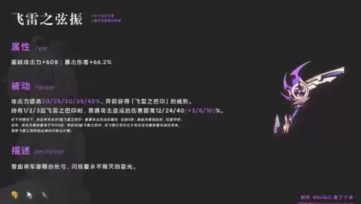原神飞雷之弦振属性效果介绍