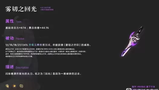 原神雾切之回光效果介绍