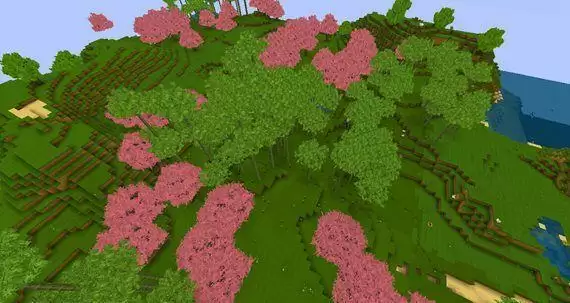 迷你世界桃林地形码大全2021 桃林竹林地形码最新分享图片3