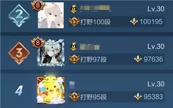 王者荣耀分路段位计算方法说明