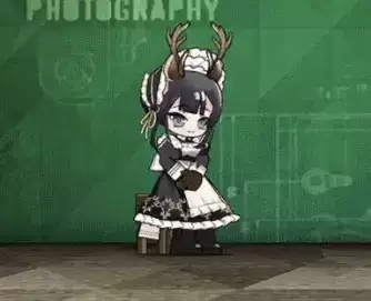 明日方舟伦式巫女月禾皮肤立绘及建模分享