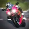 快速摩托车骑手