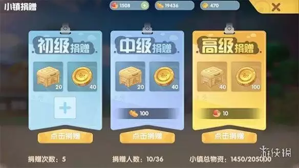 《摩尔庄园手游》小镇捐献的用途介绍