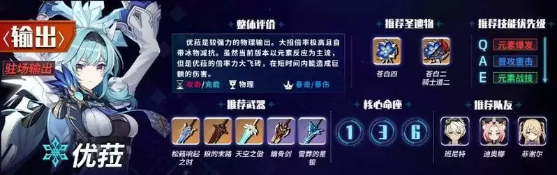 《原神》1.6主C哪个厉害