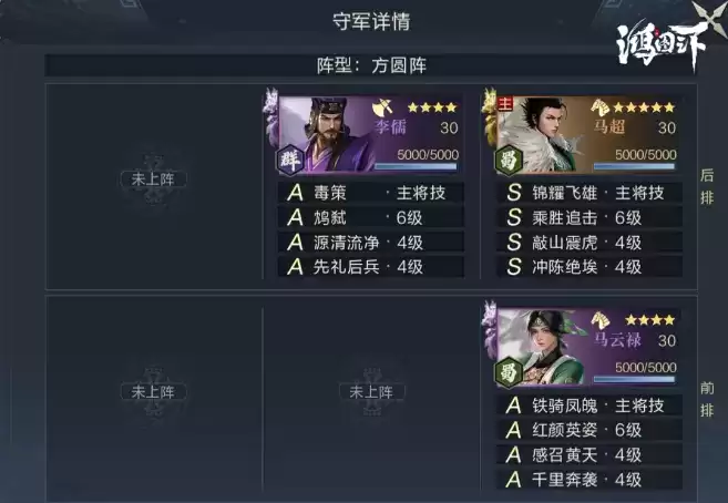 《鸿图之下》六级地守军详解