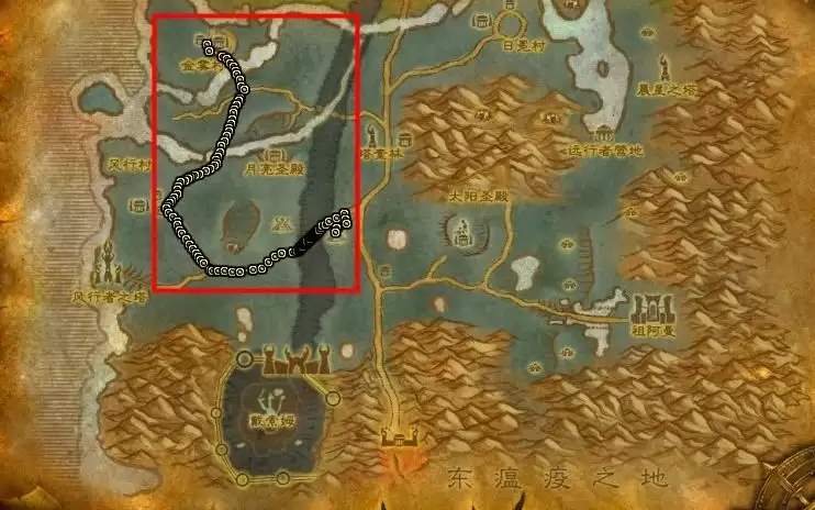 纳克雷洛特巡逻路线