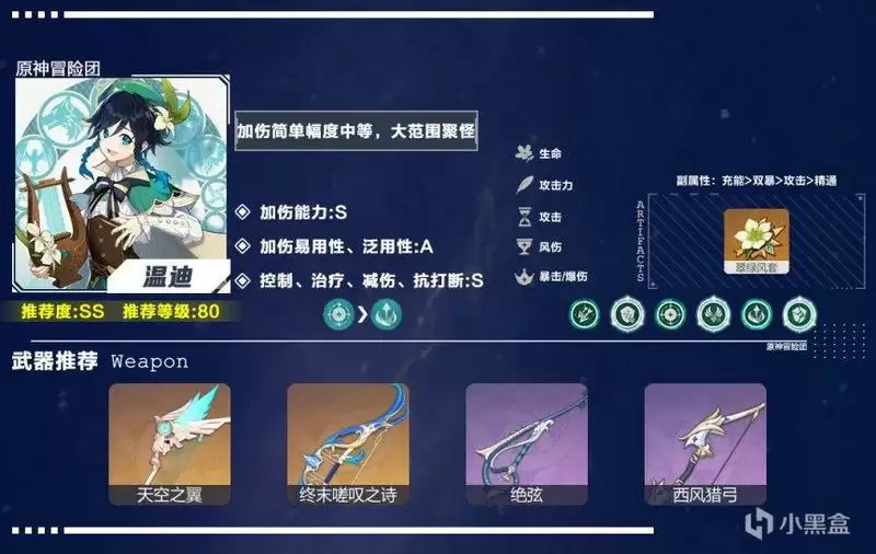 《原神》2.0版本辅助角色哪个好