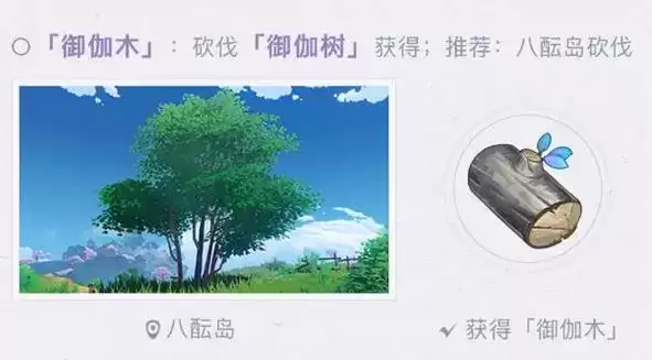 《原神》御伽木获取攻略