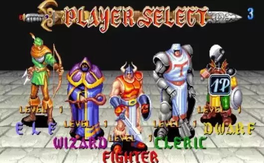 街机模拟器游戏龙王战士(美版)