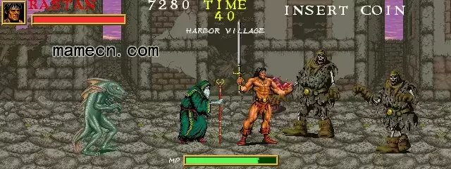 街机游戏 王者之剑III 拉斯坦传奇3