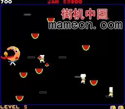 街机食物大战游戏