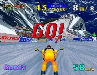 街机世嘉超级滑雪G游戏