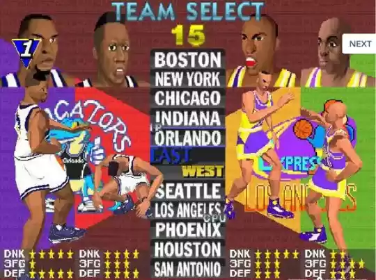 疯狂篮球 (Dunk Mania)[mame][rom]