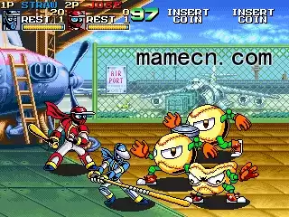 街机游戏忍者棒球无限币三人版