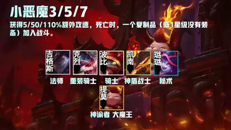 金铲铲怎么合成小恶魔