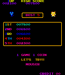 老鼠不得了 (Mouser)[mame][rom]