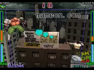 街机游戏 超能力大战 精神力量 3D格斗