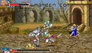 经典格斗通关街机游戏圆桌骑士rom