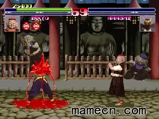 街机游戏 大江户格斗 血忍